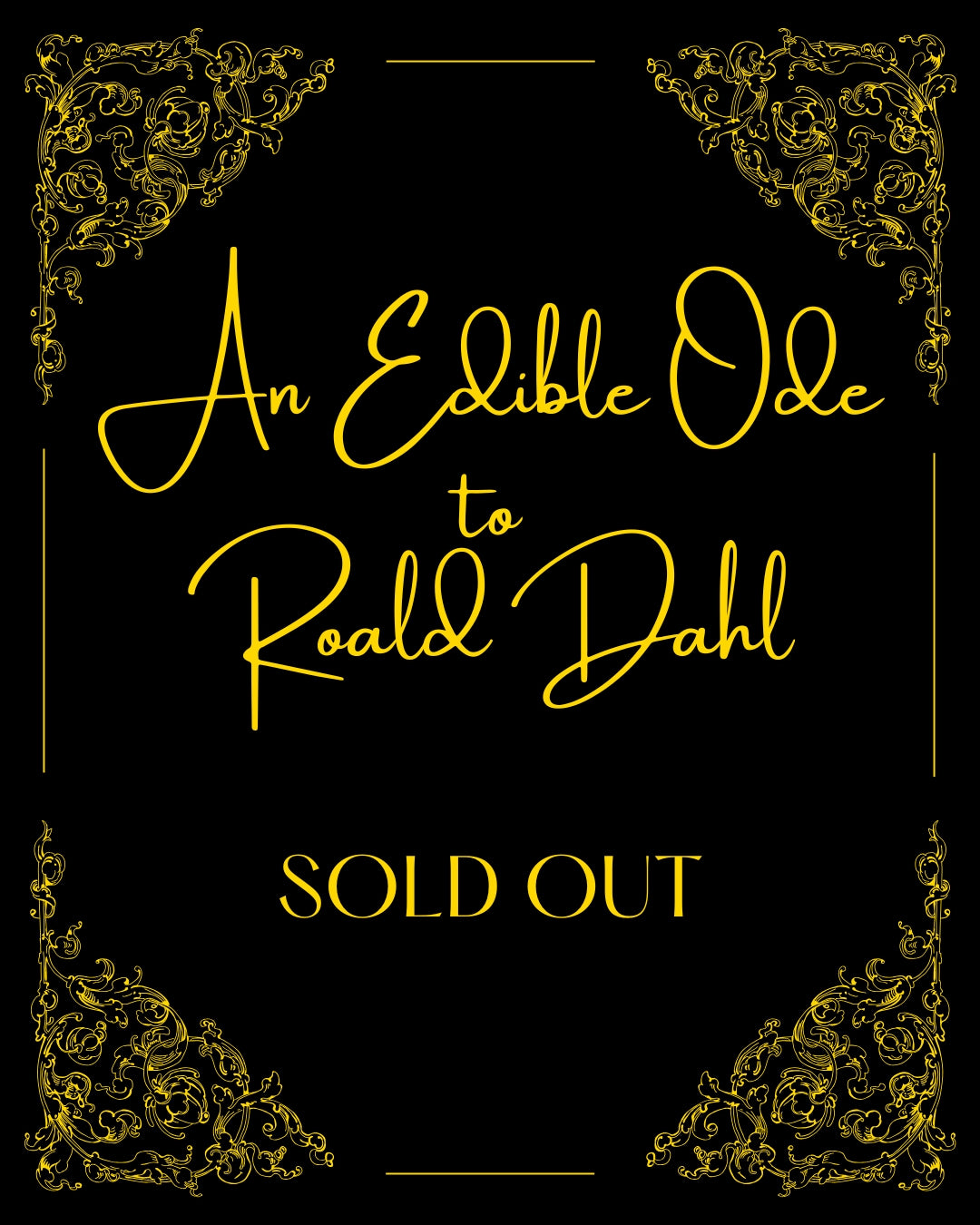 An Edible Ode to Roald Dahl - Friday 16th October